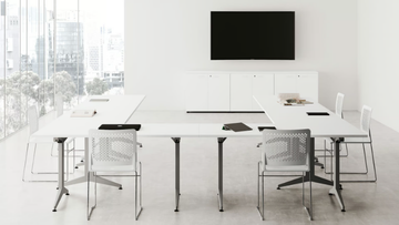 OYO - Folding office desk with flip-top by Las Mobili - view 3